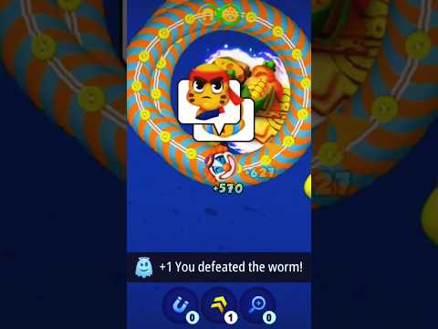 wormate io slllither magic gameplay 🐍 best magic gameplay #game #trending #viral #game #trending