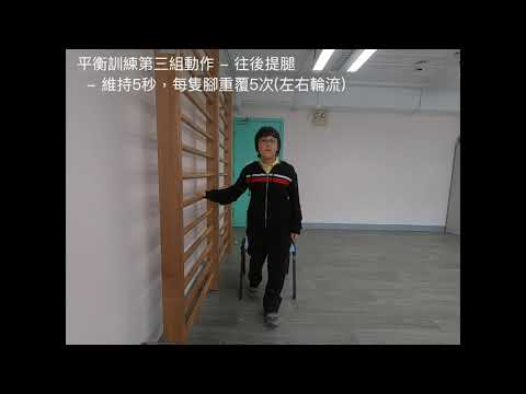 【物理治療師親身示範】家居運動 #平衡訓練