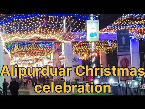 Alipurduar Christmas festival decoration 2024