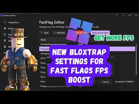 New Bloxtrap Settings For Fast Flags FPS Boost (2024) | Step By Step Guide