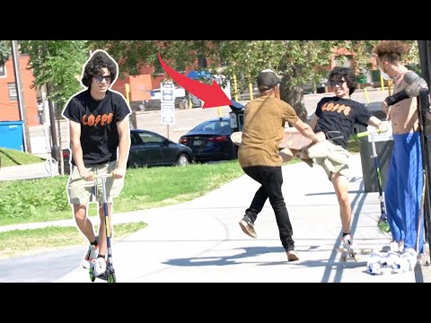 Angry Skateboarder Attacked Me!