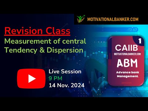 🔴CAIIB-ABM Live Class -14 Nov. 2024 @9 PM