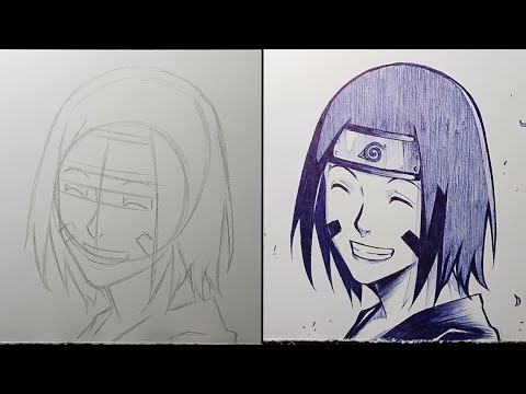 How To Draw RIN NOHARA Step By Step - [NARUTO : SHIPPUDEN]