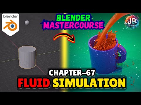 BLENDER MASTERCOURSE: Chapter-67: Fluid Simulation (Liquids)