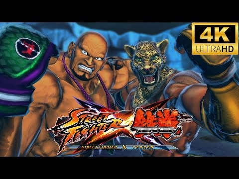 【ストクロ】ストリートファイター X 鉄拳　公式タッグ掛け合い集＋α　日本語ver　Street Fighter X TEKKEN　 4K/60fps