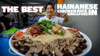 BEST HAINANESE CHICKEN RICE IN SINGAPORE! | 20 Servings of My Favorite Chicken Rice in the World!