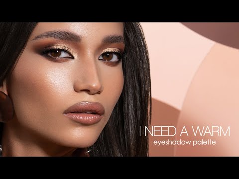 Elongated Smokey Glam Eye Look ft. I NEED A WARM EYESHADOW PALETTE | Natasha Denona Makeup