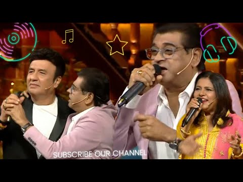 Roz Roz Ankho Tale | Amit Kumar , Anu Malik , Sadhana Sargam Live Performing at Kapil Sharma Show