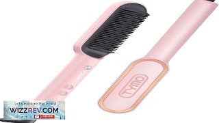 TYMO Ring Hair Straightener Brush – Hair Straightening Iron with Built-in Comb Review