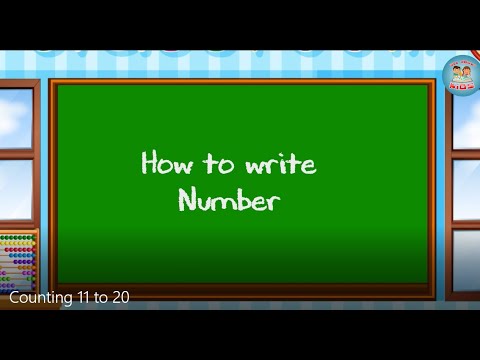 Learn How to Write Numbers from 21-30. Numbers Learning for Kids