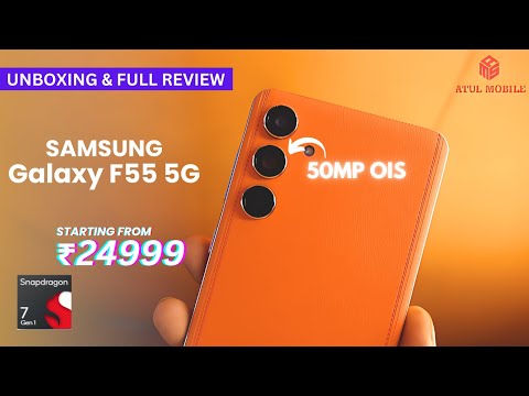 Samsung Galaxy F55 Unboxing - New Design, New Price !