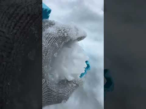 3D Snow ❄️ Molds #asmr #snow #snowday