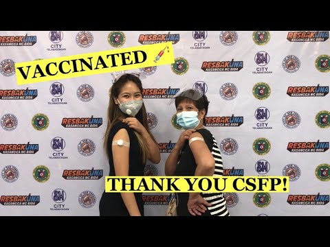 COVID -19 VACCINATION IN THE PHILIPPINES (steps with actual footage + SINOVAC)