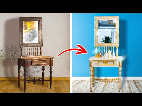 Repairing Furniture With Unexpected Materials