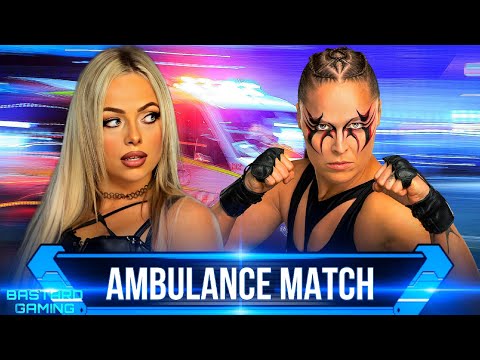 WWE 2K24 | Liv Morgan VS Ronda Rousey - Ambulance Match | Saturday Night Main Event