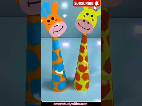 Amazing creativity idea 💡|how to make giraffe 🦒,🌈✨#shorts #viralvideo #viral #trending