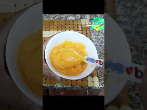 Baby Food 😋|| Quick Mango Fruit Puree #shorts #trending#viral