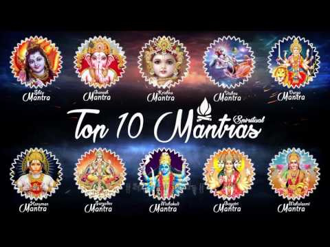 TOP 10 VERY POWERFUL MANTRAS - SHIV MANTRA - GANESH MANTRA - DURGA MANTRA - LAXMI MANTRA - GAYATRI..