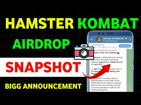 Hamster Kombat Snapshot Date || Hamster Kombat Airdrop Snapshot Announcement