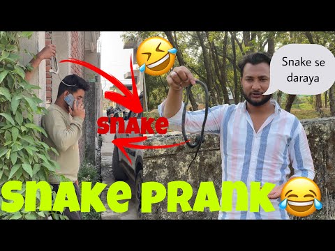 Snake prank😂 || snake se daraya