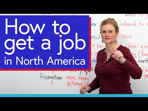 How to GET A JOB in North America