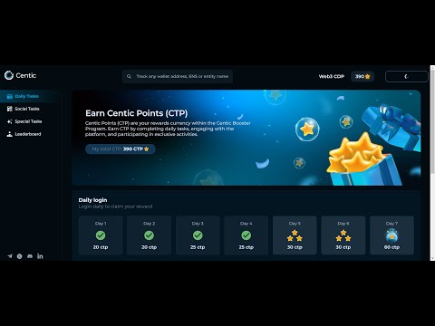 $0 Airdrop l Centic Web3 Airdrop Step By Step Guide