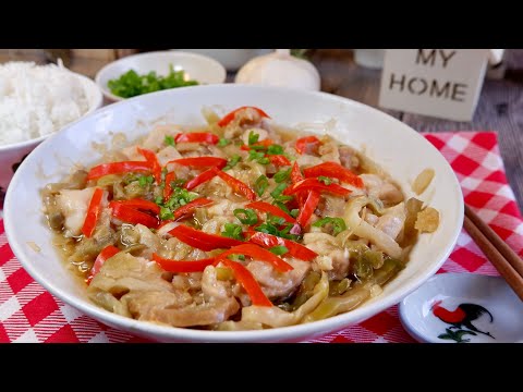 Lazy Rice Cooker Meal! Steamed Chicken w/ Szechuan Vegetables 四川榨菜蒸鸡 Easy Chinese Chicken Recipe