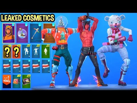 *NEW* Skins & Emotes LEAKED..! *CHRISTMAS REWARDS* (BIG CHUGGUS,GLOBE SHAKER) Fortnite Battle Royale