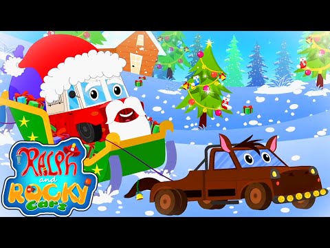 Jingle Bells | Christmas Songs For Children | Cartoon Xmas Song with Ralph and Rocky | Merry Xmas