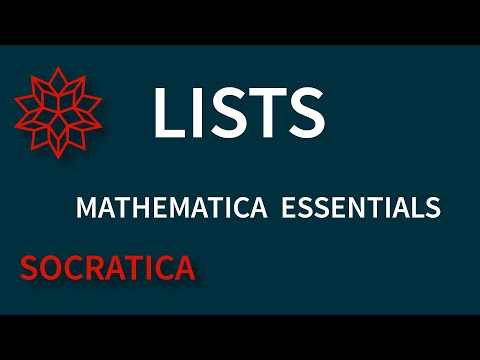 Lists in Mathematica & Wolfram Language