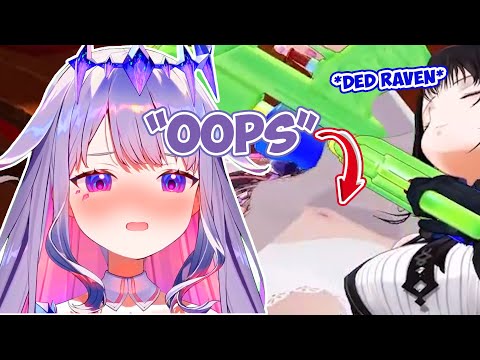 Biboo Accidentally Flashed Pants And Got Unlucky 3 Times【Hololive / Bijou, Nerissa, Calliope, Raora】