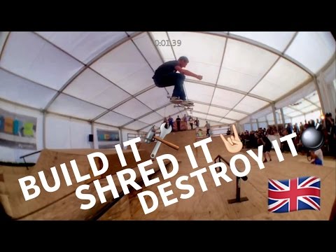 Skatepark Built on Grass?? England Skate Demo