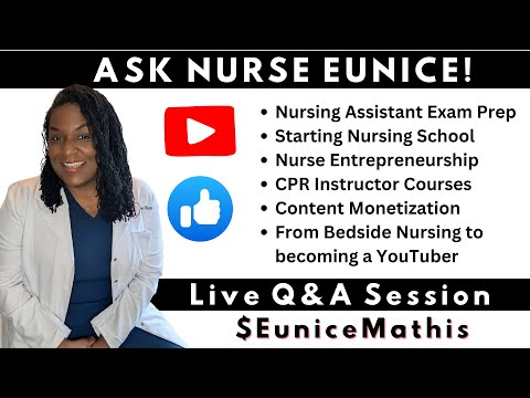 Live Q&A with Nurse Eunice!