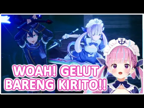 Ketika AQUA Ada Didalam Game SAO, Sifat Aslinya Langsung Keluar | (Hololive Clips)