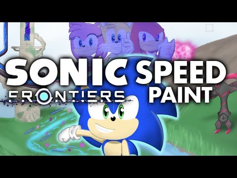 Sonic Frontiers Speedpaint