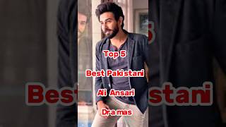 Top 5 Best Ali Ansari Dramas#pakistanidramas #music #aliansari #trending#foryou