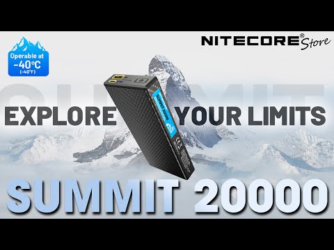 Nitecore Summit 20000 Power Bank, 20,000mAh for Low Temperature