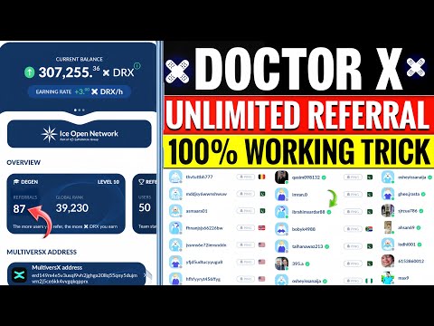 DoctorX Unlimited Referral Trick | Doctor X Unlimited Coin Trick | Doctor X Listing Date