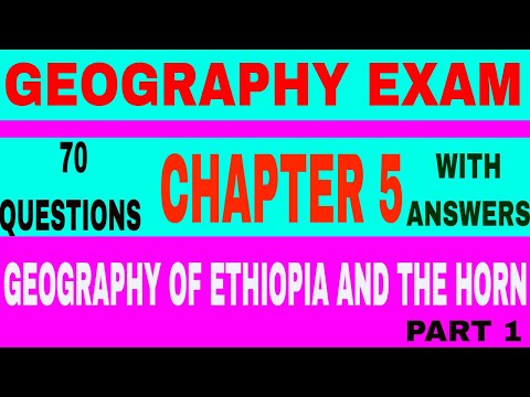 Geography of Ethiopia and the Horn Chapter 5 Exam.  Climate (Part 1)