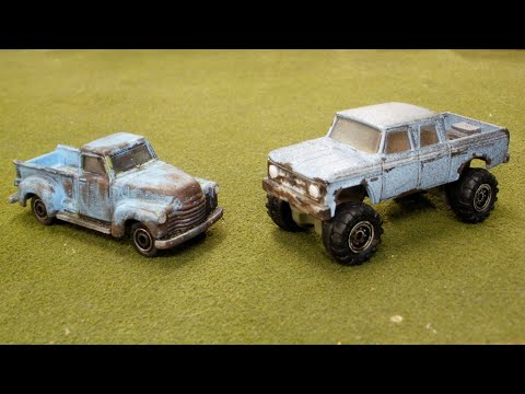 1:64 Diecast Showcase - Custom 1947 Chevy and 1968 Dodge D-200 Barn Finds