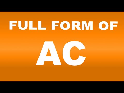 Full Form of AC | What is AC Full Form | AC Abbreviation