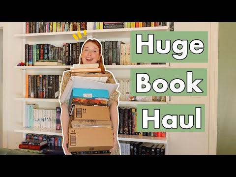 HUGE UNBOXING BOOK HAUL ✨📚