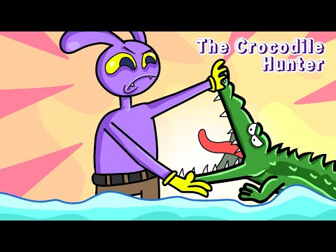 Jax the Hunter Meet a Crocodile The Amazing Digital Circus Parody Hilarious Cartoon