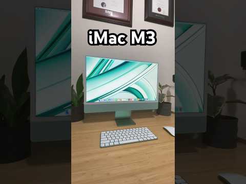 New iMac M3 (Green) #apple #m3 #imac