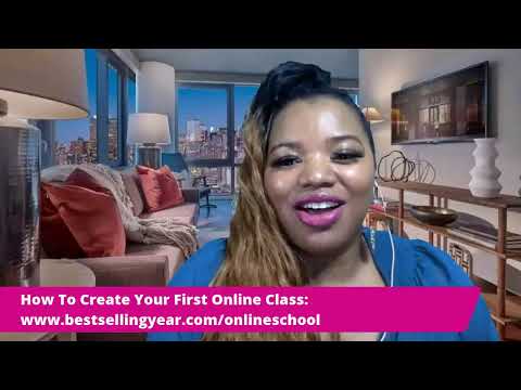 How To Create Your First Online Class: www.bestsellingyear.com/onlineschool