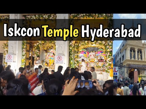 isckon temple #hyderabad hare Krishna hare rama