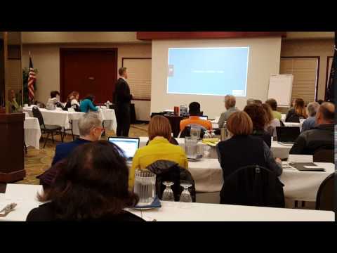 Paul McGraw doing a marketing training for Daymond John in Portland Oregon