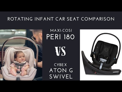 Swivel Infant Car Seats Comparison: Maxi Cosi Peri 180 vs Cybex Aton G Swivel