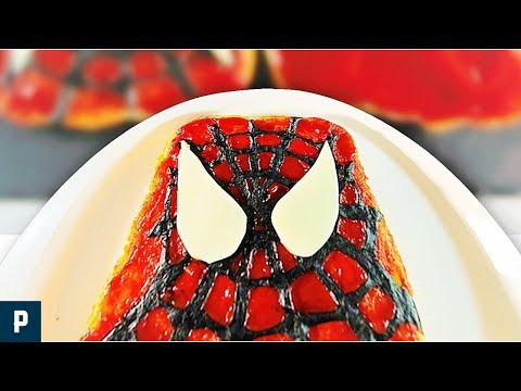 How to make SpiderMan Pizza Toast and DeadPool