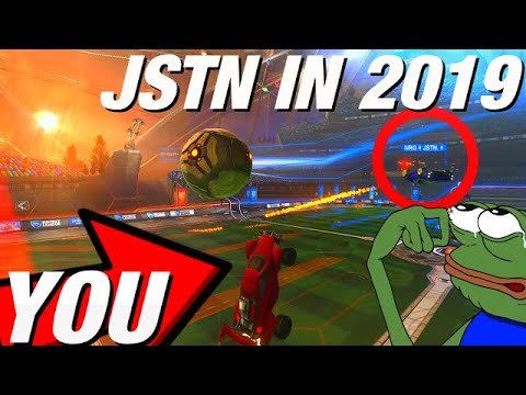 HOW IT FEELS TO PLAY JSTN IN 2019 ?! ROCKET LEAGUE REVERSE POV MONTAGE